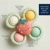 Teether | Pop & Whirl™: Strawberry
