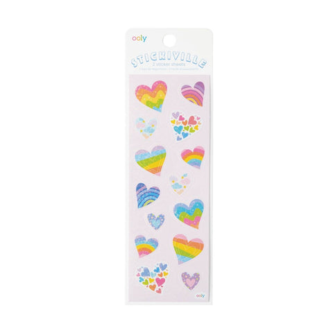 Stickers | Rainbow Hearts