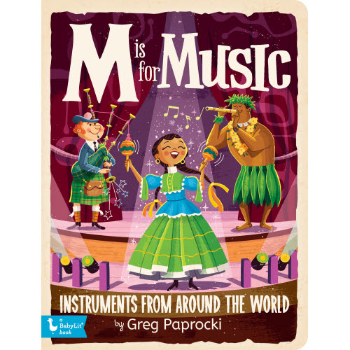 Alphabet Board Book | M is for Music