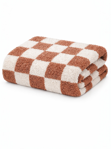 Blanket | Checks Nutmeg