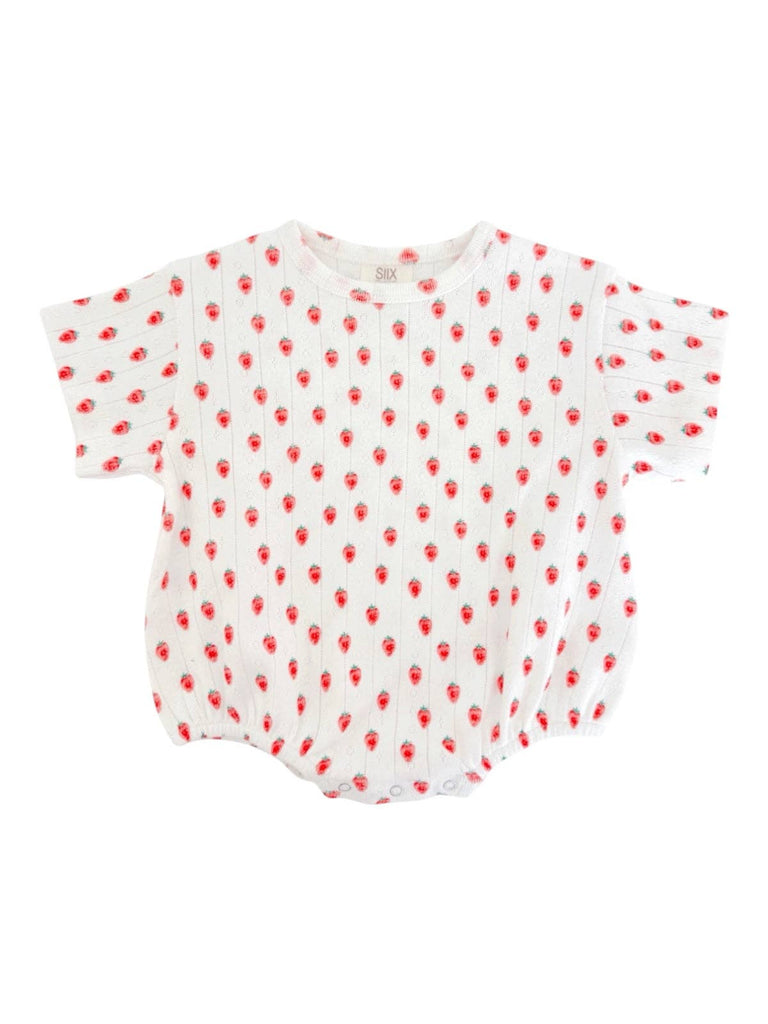 Onesie | Strawberry Organic Bubble