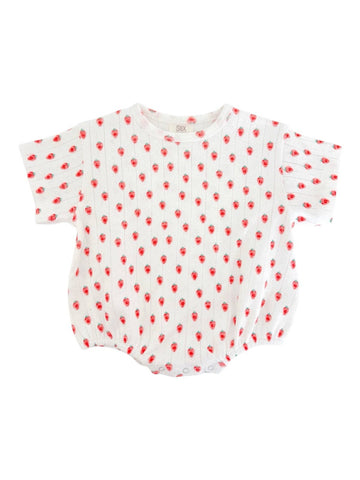 Onesie | Strawberry Organic Bubble