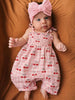 Romper | Gingham Cherries