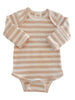 Onesie | Biscuit Stripe Long Sleeve