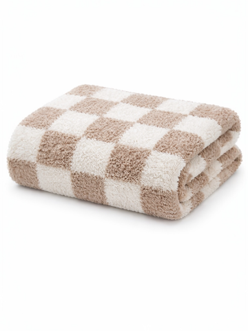 Blanket | Checks Cocoa