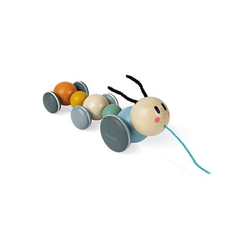Janod - Sweet Cocoon - Pull Along Caterpillar