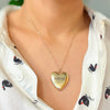 Necklace | Mama Engraved Heart Pendant Necklace