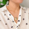 Necklace | Mama Engraved Heart Pendant Necklace