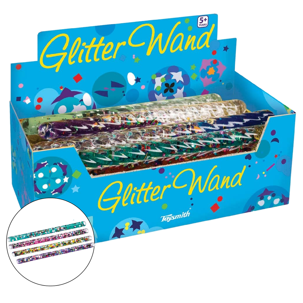 Toysmith - Spiral Glitter Wand, 6.5"