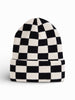Beanie | B/W Checkerboard