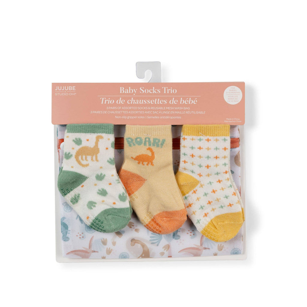 Socks | Baby Socks Trio Roarsome