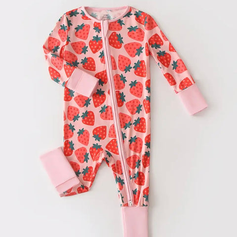 Pajama | Bamboo Sleeper Strawberries