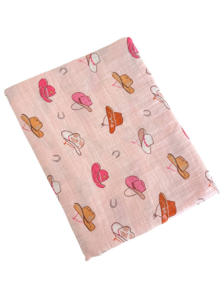 SIIX Collection - Western Pink / Muslin Swaddle