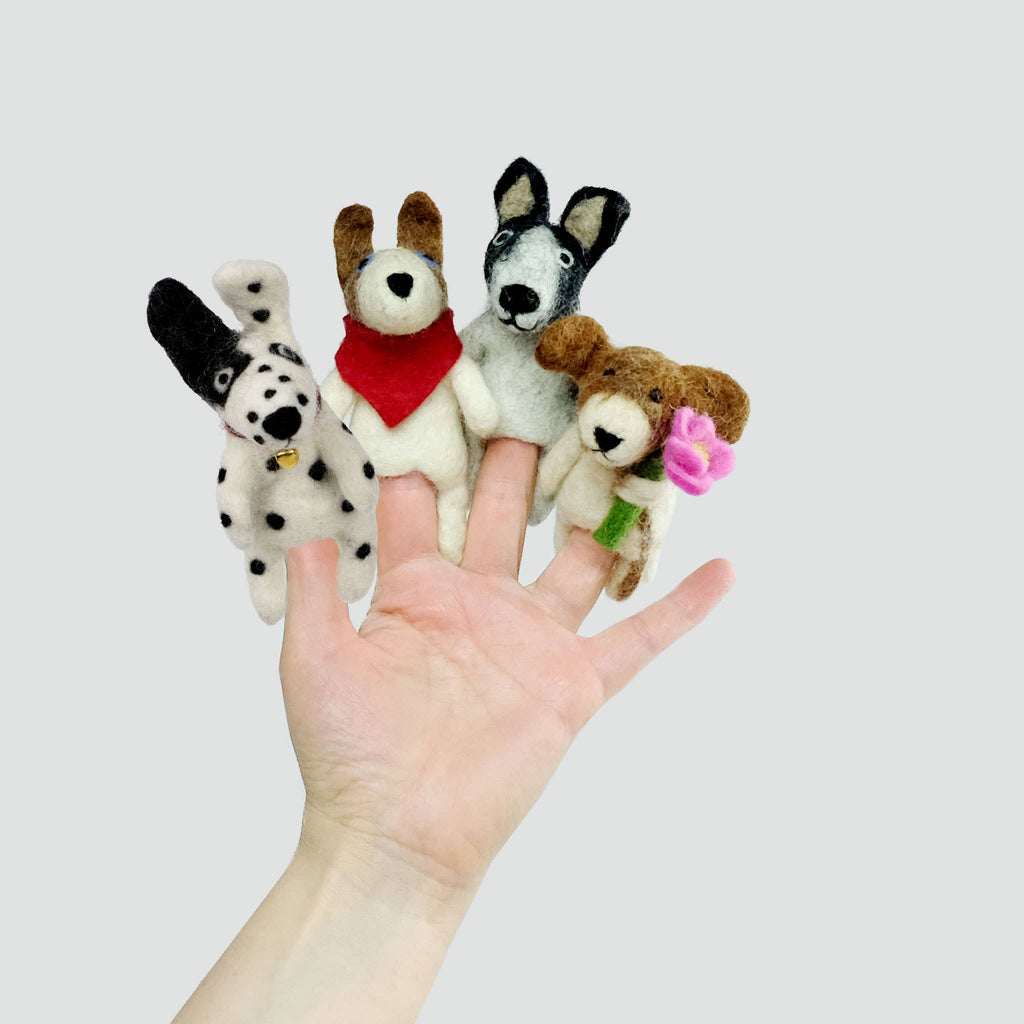 The Winding Road - Finger Puppets - Dogs - Assorted