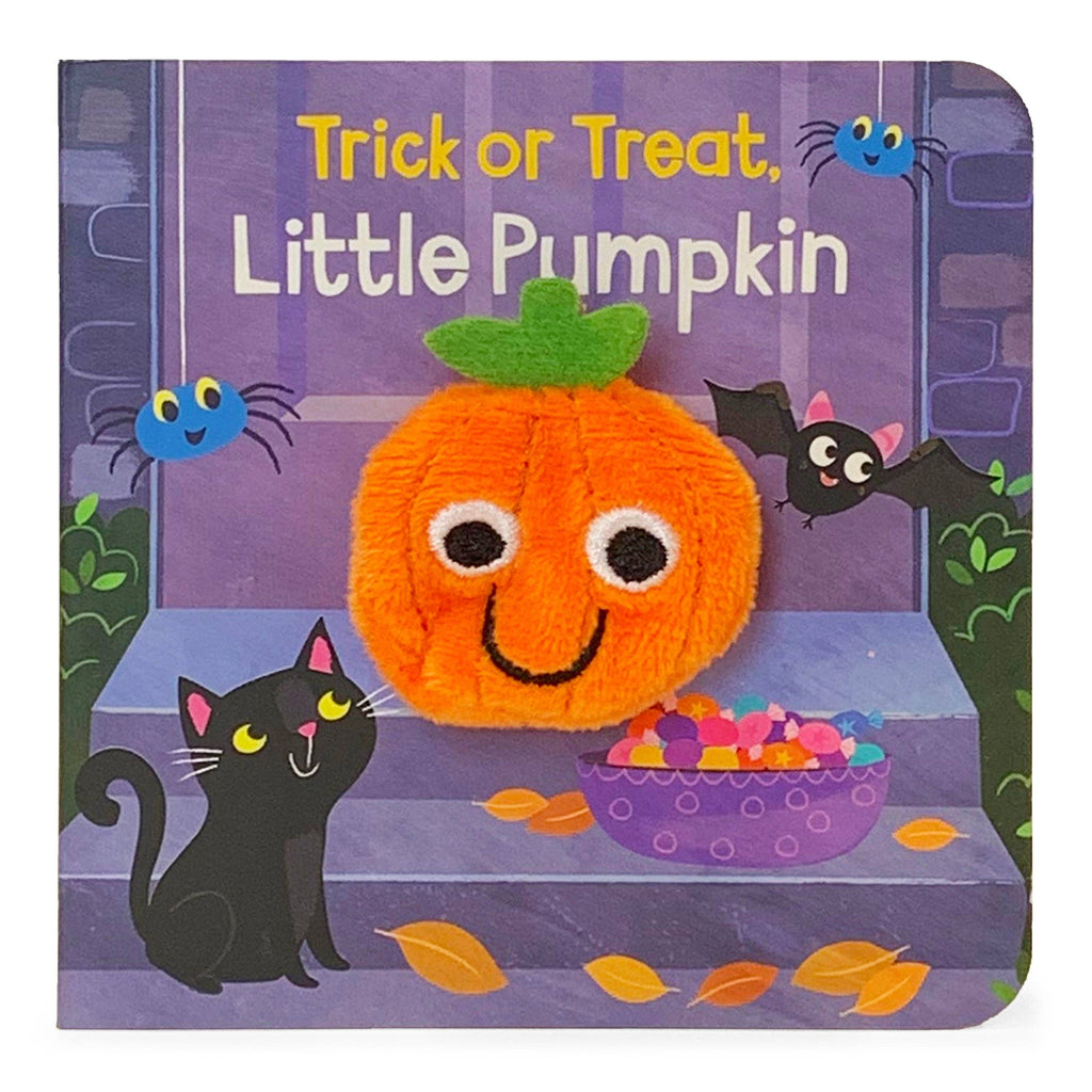 Cottage Door Press - Trick Or Treat, Little Pumpkin Halloween Finger Puppet Book