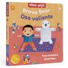 Barefoot Books - Niños yoga: Brave Bear / Oso valiente: Bilingual Spanish Board Book