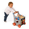 Janod - Brico' Kids | Magnetic DIY Trolley - Walker | 26 Accessories
