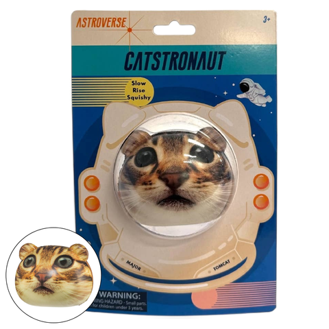 Catstronaut Slow-Rise Squishy Ball