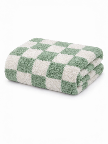 Blanket | Checks Sage