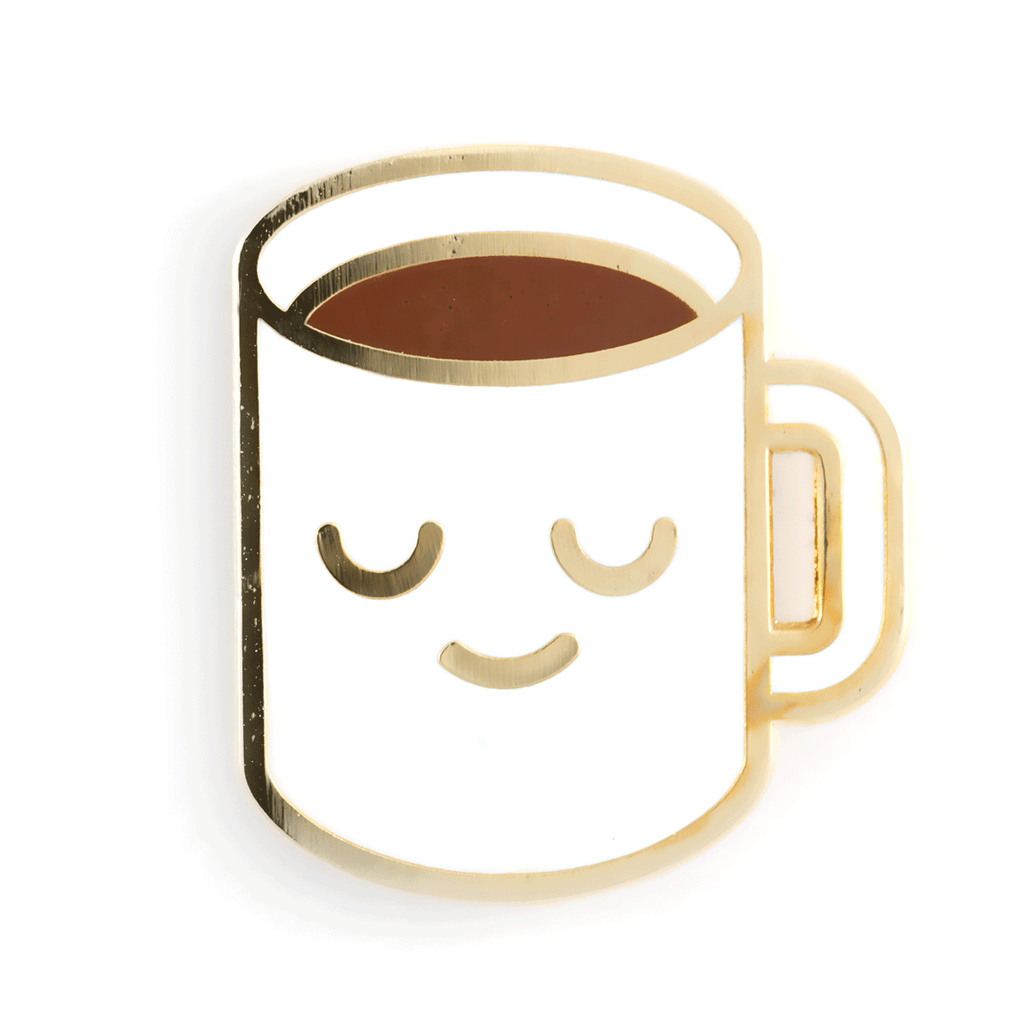 Enamel Pin | Coffee Happy