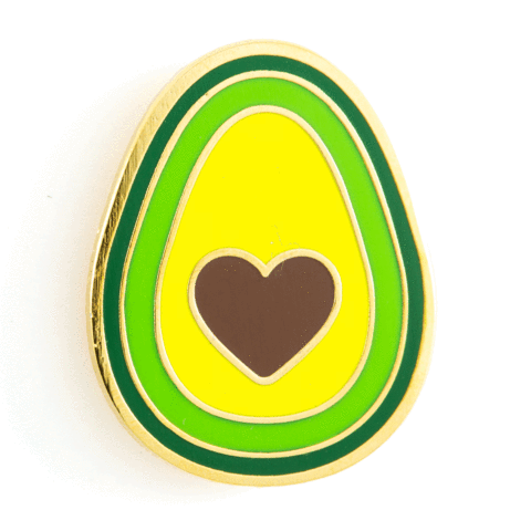 Enamel Pin | Avocado Heart