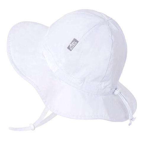 Cotton Floppy Sun Hat | White