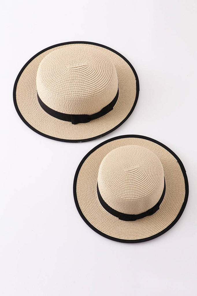 Hat | Cream Straw Sunhat