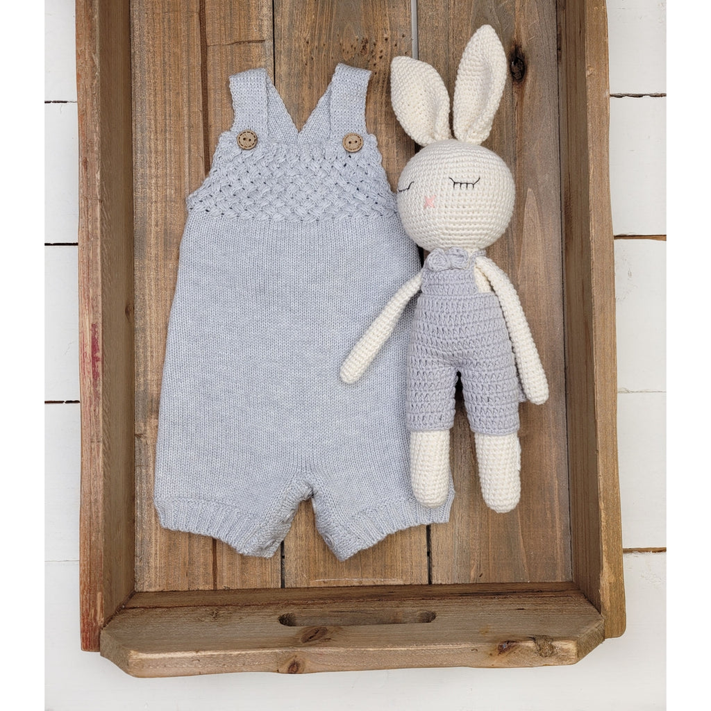 Knit Romper | Grey