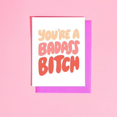 Greeting Card | Badass Bitch
