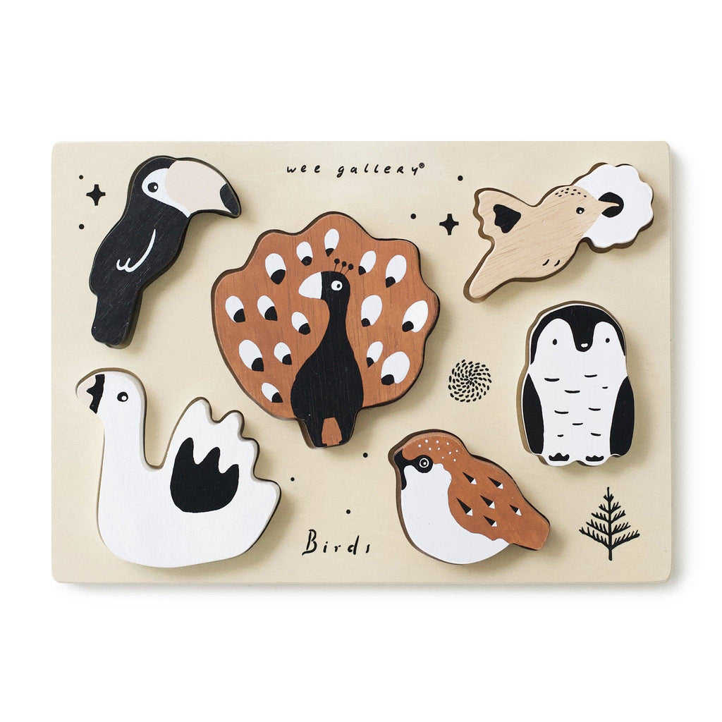 Wooden Tray Puzzle | Birds