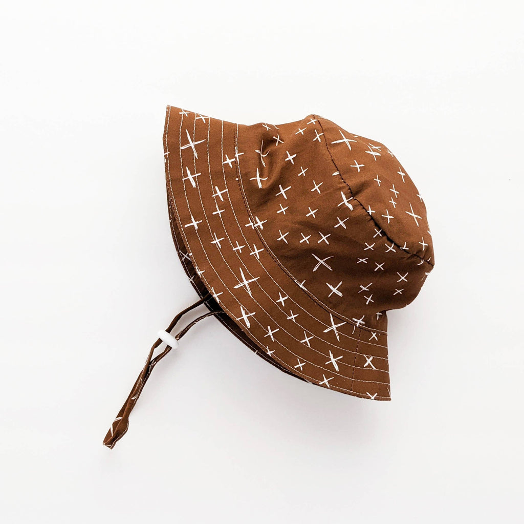 Bucket Hat | Brown Plus UPF 50+