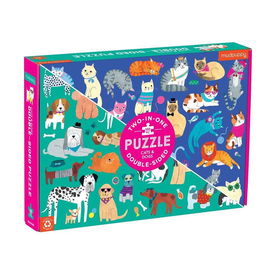 Puzzle | Double Sided Cats Puzzle 100 Pieces