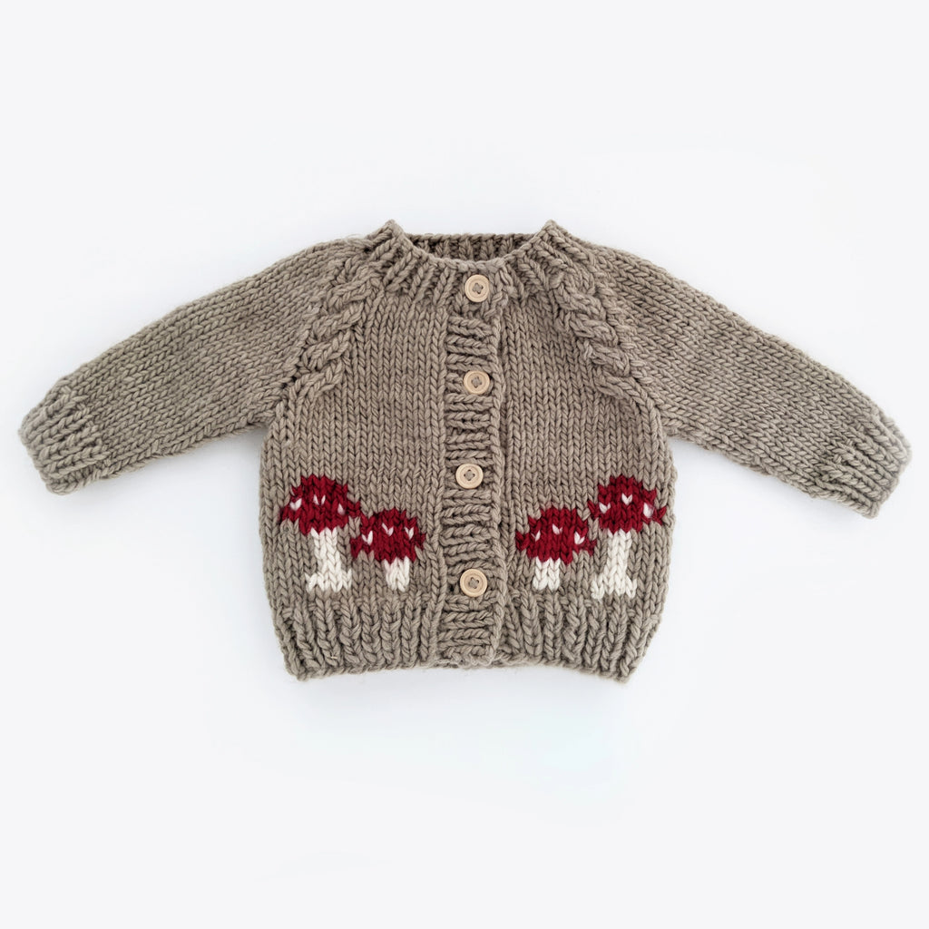 Sweater | Mushroom Cardigan