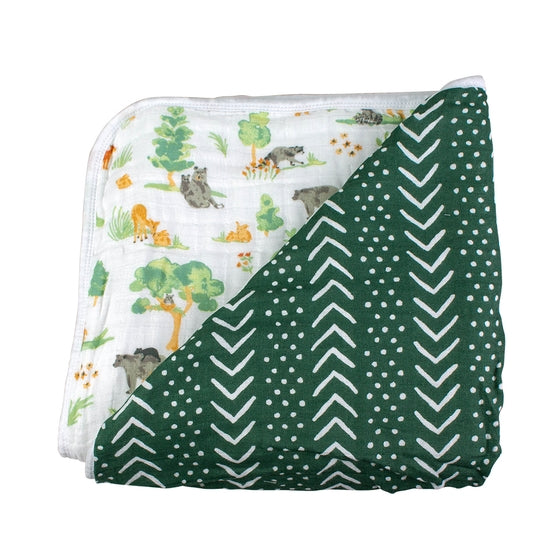 Blanket | Reversible Forest Friends