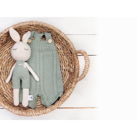 Knit Romper | Sage