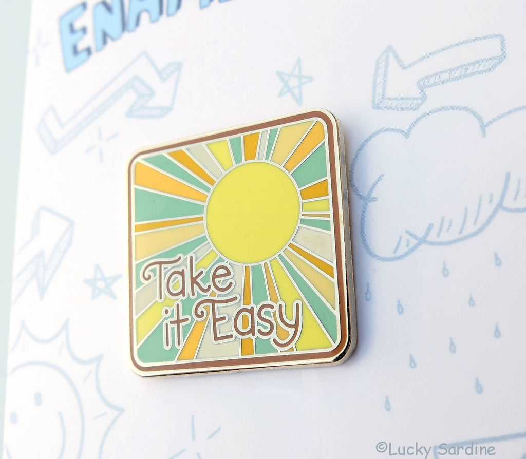 Enamel Pin | Take It Easy