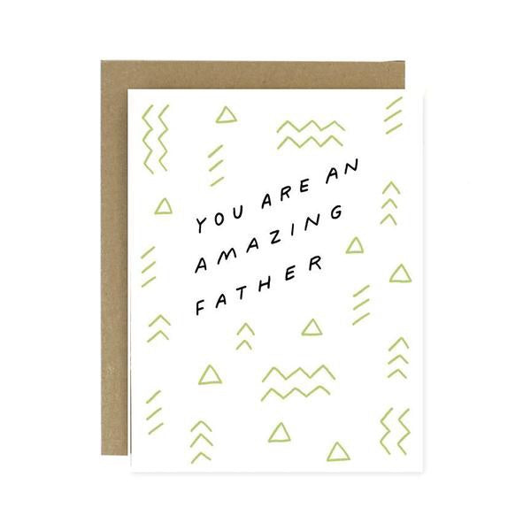 Amazing Father Greeting Card