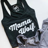 Adult Tank | Mama Wolf in Black
