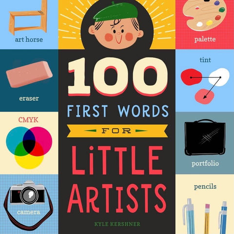 100 First Words for Little Artists Book